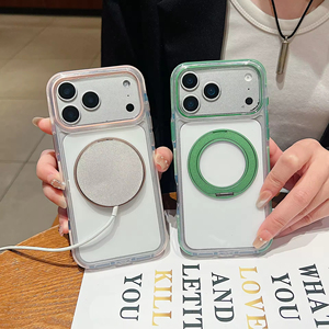 Funda para Teléfono Móvil con Soporte Giratorio 360° Transparente con Diseño de Cielo Estrellado, Compatible con Apple 17promax, Antigolpes - Product Image 2