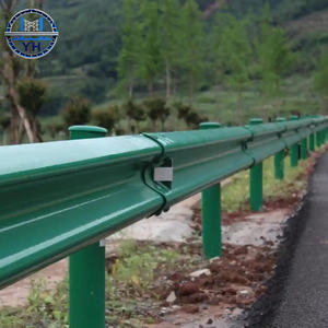Barandillas de Seguridad de Acero Galvanizado EN1317 de Múltiples Estilos para Exportación Global, Barandillas de Carretera de Dos Ondas, Barreras de Tráfico - Product Image 1