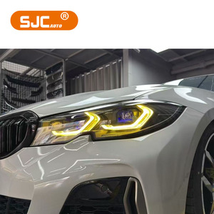 Faros Delanteros SJC Auto de Doble Color con Estilo Láser DRL para <span class=keywords><strong>BMW</strong></span> Serie 3 G20 2019-2022, Sistemas de Iluminación para Automóviles, Luces Delanteras Blancas y Amarillas DRL - Product Image 2