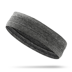 Logo personnalisé Bandeaux d'entraînement Bandeaux pour cheveux de sport Bandeau antidérapant évacuant l'humidité pour les femmes qui courent - Product Image 5