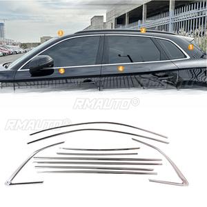Bande décorative pour fenêtre de voiture, cadre de porte en acier inoxydable, composants extérieurs pour Audi Q5 2010-2018, Kit carrosserie, accessoires de voiture - Product Image 5