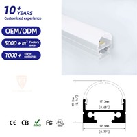 Bandes lumineuses LED en aluminium anodisé série 6000 de 2M et 3M pour décorations, avec service de découpe
