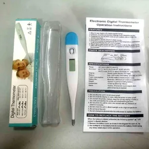 मौखिक और बगल के तापमान के लिए सटीक डिजिटल जल थर्मामीटर बुखार अलार्म के साथ घरेलू प्लास्टिक निर्माण - Product Image 3