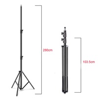 Coussin d'air Support De Lumière Rapide Pile Robuste En Aluminium Photo De Support De Lumière de Studio