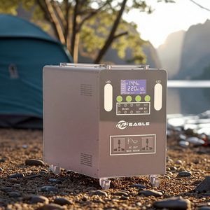 Station d'alimentation portable 2000W, générateur solaire au lithium 2000Wh avec contrôleur MPPT pour le camping en extérieur, alimentation de secours, onde sinusoïdale 2000W - Product Image 5