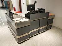 Comptoir de caisse au détail au Design moderne, comptoir de caisse d'épicerie pour supermarché