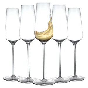 Online Crystal 6oz Champagne Glasses Lead Free Shot Fancy Shot Glass Champagne Flute Glass Champagne Cup Coupe Glasses