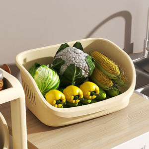Kitchen <b>Storage</b> Rack 4 Layers With Wheels For <b>Vegetable</b> Fruit Condiment Organizing Cart - Product Image 3