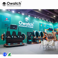 Attraction d'intérieur commerciale du terrain de jeu VR de réalité virtuelle du simulateur 9D de Hall de jeu électronique de VR