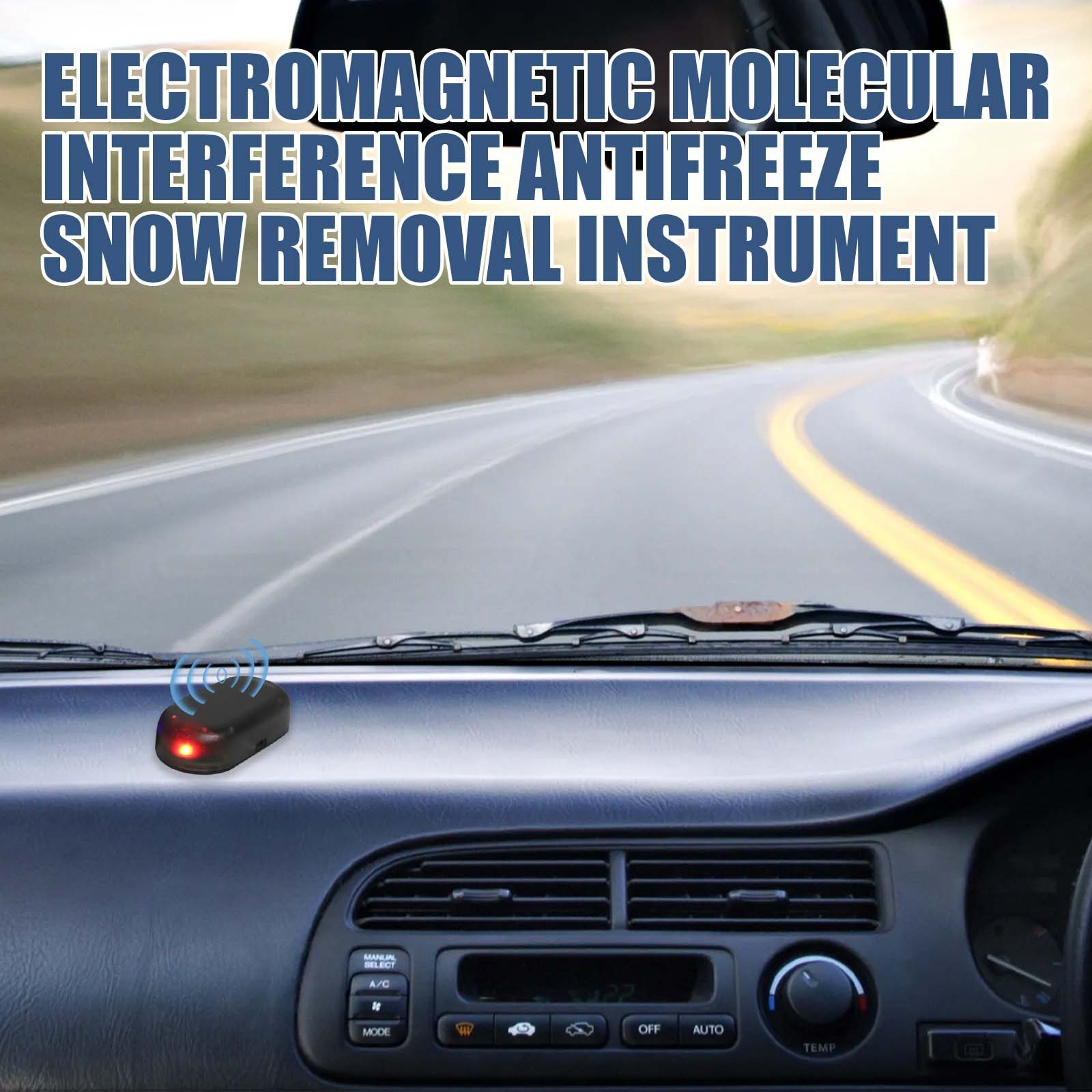 Dispositivo Antigelo A Onde Elettromagnetiche Per Auto, Sbrinatore Portatile Con Ricarica Solare, Dimensioni 5x2,6x1,5 Cm, Per Vetri E Carrozzeria, 2 Pezzi