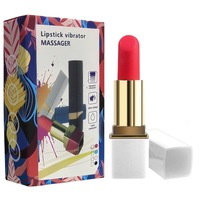 Vibrateur en forme de rouge à lèvres pour femmes, stimulateur clitoridien, 10 vitesses, rechargeable par USB, étanche, en silicone, jouets sexuels pour adultes