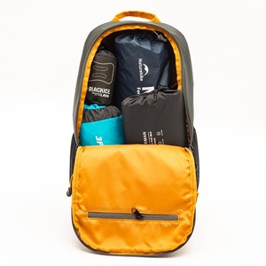 Sac à dos de randonnée multifonctionnel léger pour l'extérieur, bretelles réglables, unisexe, gris, en PU, sac de voyage minimaliste pour l'école - Product Image 6
