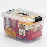 Boîte de rangement en plastique transparent Xingsheng en gros, écologique, avec roulettes, grande capacité, pour vêtements et couettes, idéale pour la maison et le placard