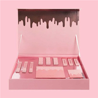 Offre spéciale, coffret cadeau magnétique dégradable personnalisé pour les soins de la peau, pour les cosmétiques, le fond de teint rouge à lèvres, la stratification d'emballages liquides