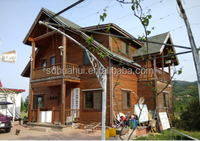Villa préfabriquée en acier transportable à deux étages HUAHUI, acier léger, imperméable, écologique, durable, anti-corrosion, maison chinoise
