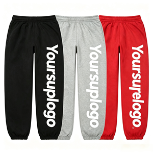 Pantaloni Sportivi Classici in Pile per <span class=keywords><strong>Uomo</strong></span>, Stile High Street con Ricami, Casual e Sportivi - Product Image 1