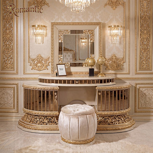 Mobili per Camera da <span class=keywords><strong>Letto</strong></span> in Stile Turco di Lusso, <span class=keywords><strong>Letto</strong></span> Dorato Champagne con Base a Doghe Metalliche per Interni di Ville e Palazzi di Lusso - Product Image 3