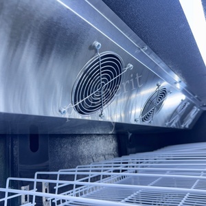 Enfriador de Bebidas Comercial de 3 Puertas de Vidrio, Refrigerador Vertical para Exhibición de Cerveza, Vino y Bebidas, para Supermercado, Bar, <span class=keywords><strong>Restaurante</strong></span> - Product Image 2