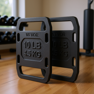 Discos de pesas de hierro fundido Vevor de 10 lb con asa para entrenamiento de fuerza en casa - Product Image 2