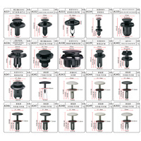 A33 Noir Pneu de secours Rivet aveugle Clips de voiture
