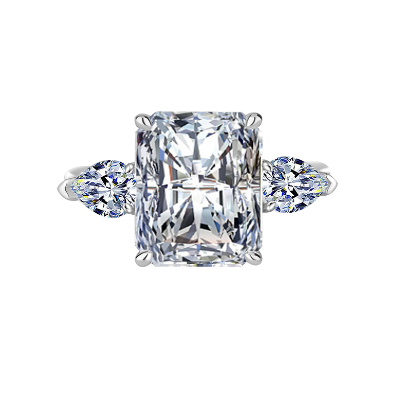 5Carat Radiant Cut Moissanite