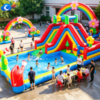Toboggans aquatiques gonflables, prix d'usine, toboggans aquatiques gonflables personnalisés, longs toboggans gonflables pour adultes