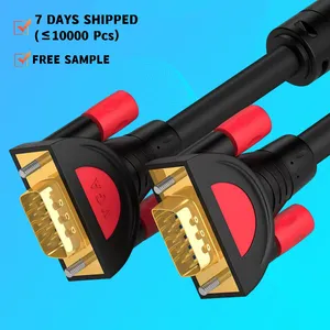 Engineering grade computer connection cable Gold plated interface 3+9VGA cable HD VGA data cable 15 pins 1080P