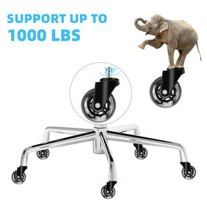 Heavy Duty <span class=keywords><strong>2</strong></span>-Zoll Universal Bürostuhl Tisch Sofa Möbel Rollen Schwenkbare Gummi platte für Outdoor Hospital Gym Trolley Verwendung - Product Image 4