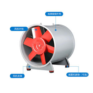 Customized HTF High-Temperature Resistant Fire-Fighting Axial Flow <b>Exhaust</b> <b>Fans</b> Industrial Explosion-proof Duct Booster <b>Fans</b> - Product Image 4