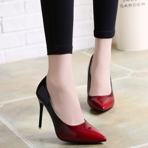 Décolleté da donna eleganti eleganti <span class=keywords><strong>scarpe</strong></span> basse con tacco alto a punta formale - Product Image 2