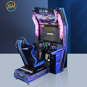 Le premier jeu de course compétitif en ligne au monde : Thunder <span class=keywords><strong>Racing</strong></span> G, une machine de jeu d'arcade de course dynamique. - Product Image 4