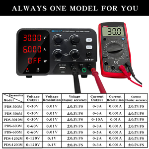 Longwei PDS-605M Adjustable DC Power Supply Laboratory Bench Power <strong>Source</strong> 60V5A Voltage Regulator Stabilizer 300W High Precision - Product Image 2