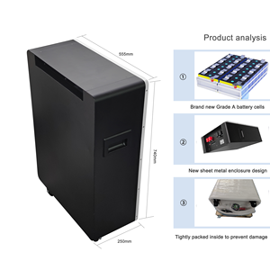Batterie au lithium-ion phosphate de fer LiFePO4 51,2 V 48 V 300 Ah sur pied 15 kW pour stockage d'énergie solaire - Product Image 4