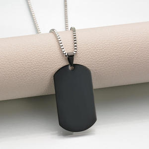 Blanc En Acier Inoxydable <span class=keywords><strong>Plaque</strong></span> Pendentif Personnalisé Personnalisé <span class=keywords><strong>Collier</strong></span> Photo Nom Graver Colliers pour Femmes Hommes Saint Valentin Cadeau - Product Image 5