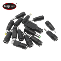 Adaptateur de connecteur d'alimentation en cuivre nickelé Computace ZSA5005 DC mâle rond 5,5x2,1mm vers 2,0x0,6mm 24V 12A 1P