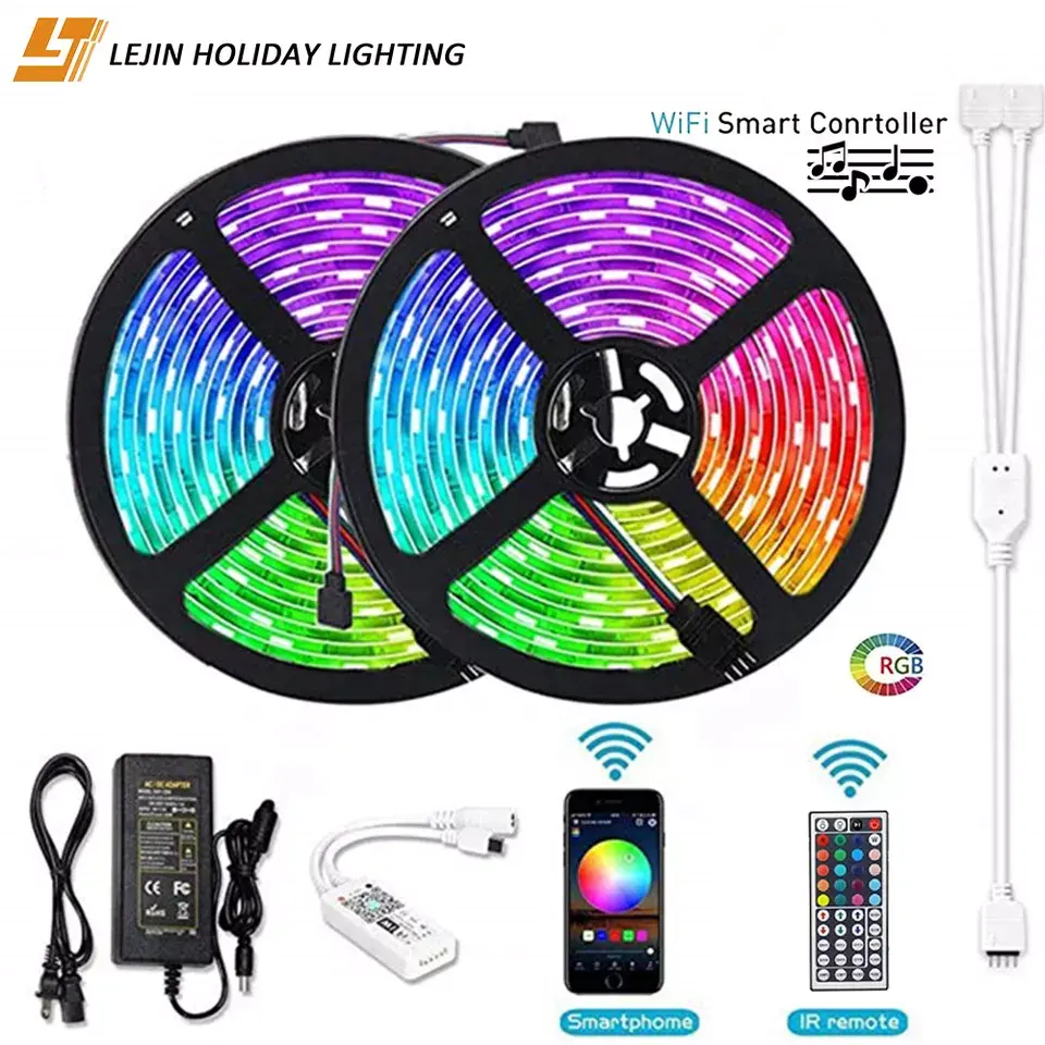 Holiday Light APP Wifi Waterproof rope light outdoor with Remote Controlled