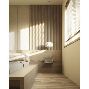 Mensola da Parete Freya in Metallo, Comodino Moderno in Acciaio Verniciato a Polvere Opaca per Camera da Letto e Soggiorno, Tavolino Decorativo - Product Image 4