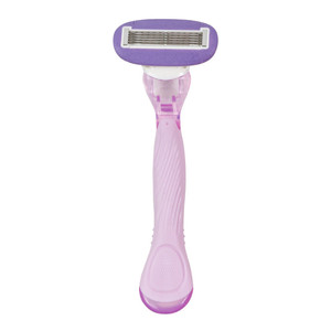 Rasoir manuel pour femmes à 5 lames avec logo personnalisé, manche long, rasoir pour femmes, outil professionnel d'épilation - Product Image 1