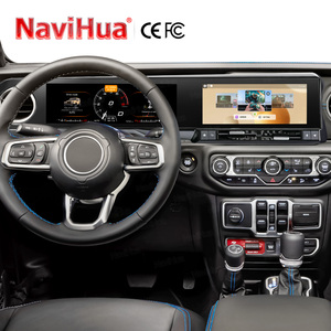 Nueva pantalla dual de 10.25 pulgadas para Jeep Wrangler JL, radio multimedia Android para automóvil, Carplay, navegación, unidad principal para automóvil, monitor, actualización. - Product Image 2