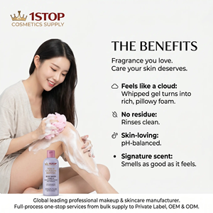 <span class=keywords><strong>Gel</strong></span> de Ducha Herbal Saludable, Blanqueador y Calmante, Refrescante y Exfoliante, con Burbujas para Baño Corporal, Fórmula Transferible - Product Image 3