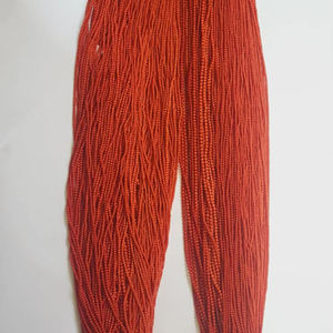 Italian Natural Coral Stone <b>Beads</b> Round IGI Certified Rare Finest Quality <b>Red</b> Unique Coloration for Jewelry Making - Product Image 1