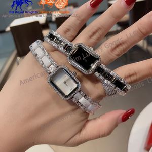 Hot Sale Premium Women's Quartz Watch Light Luxury <b>Square</b> Dial 32mm Alloy Case Retro Glass Antique Business Versatile 20mm Band - Product Image 2