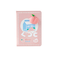 2020 cahier A5 personnalisé classique en cuir PU à couverture rigide avec fil de couverture noir rose couture reliure carnets en boîte-cadeau