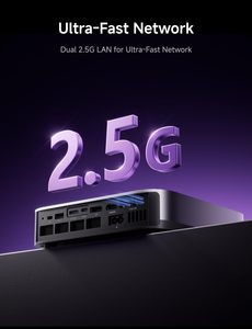 Aggloméré Minisforum AI X1 Pro-370 Mini PC <span class=keywords><strong>AMD</strong></span> Ai 9 Hx 370(12c/24t) 32 Go DDR5 1 To SSD Ordinateur de bureau 2xUSB4 Sortie <span class=keywords><strong>AMD</strong></span> <span class=keywords><strong>Radeon</strong></span> - Product Image 4