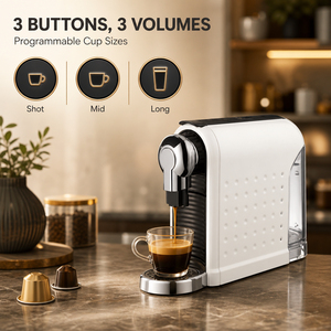 เครื่องชงกาแฟแคปซูล 19 บาร์ อิตาลี 1260 วัตต์ ขนาดกะทัดรัด สำหรับใช้ในสำนักงานและที่บ้าน - Product Image 2