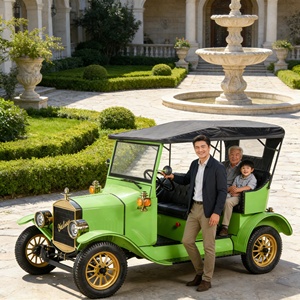 Chariot de mobilité pour villa, chariot électrique domestique, chariot de transport familial, outil de mobilité de loisirs, navette électrique pour jardin, fêtes et événements - Product Image 1