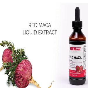 Tetesan cairan ekstrak akar <span class=keywords><strong>MACA</strong></span> merah tetesan untuk dukungan sistem imun, penambah energi dan dukungan memori - Product Image 4