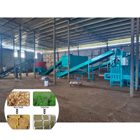 Presse à balles carrées hydraulique automatique directe usine pour le compactage de copeaux de bois, de riz, d'ensilage, de foin et de sangles