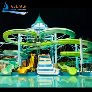 DALANG Brand Customized Fiberglass <strong>Water</strong> <strong>Slide</strong> for Amusement Park Facility - Product Image 6