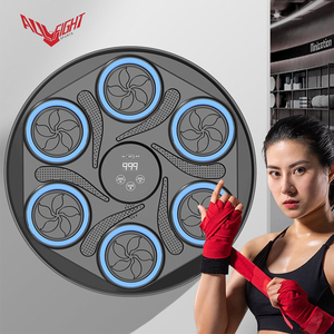 Cible de boxe intelligente ALLFIGHT 2026 avec synchronisation musicale et compteur de coups lumineux LED, entraîneur mural - Product Image 3